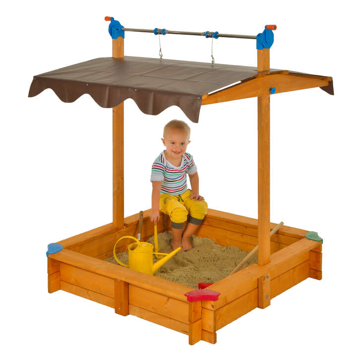 GASPO Sandkasten Felix mit absenkbarem Dach